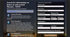 Desktop Screenshot of phoenix-mls-search.com