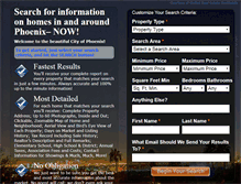 Tablet Screenshot of phoenix-mls-search.com